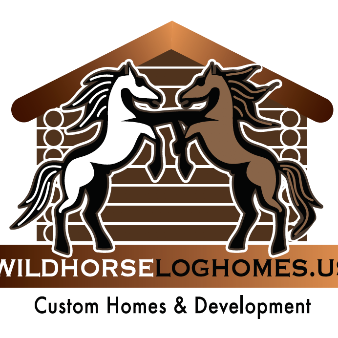 logo design for custom log home builder